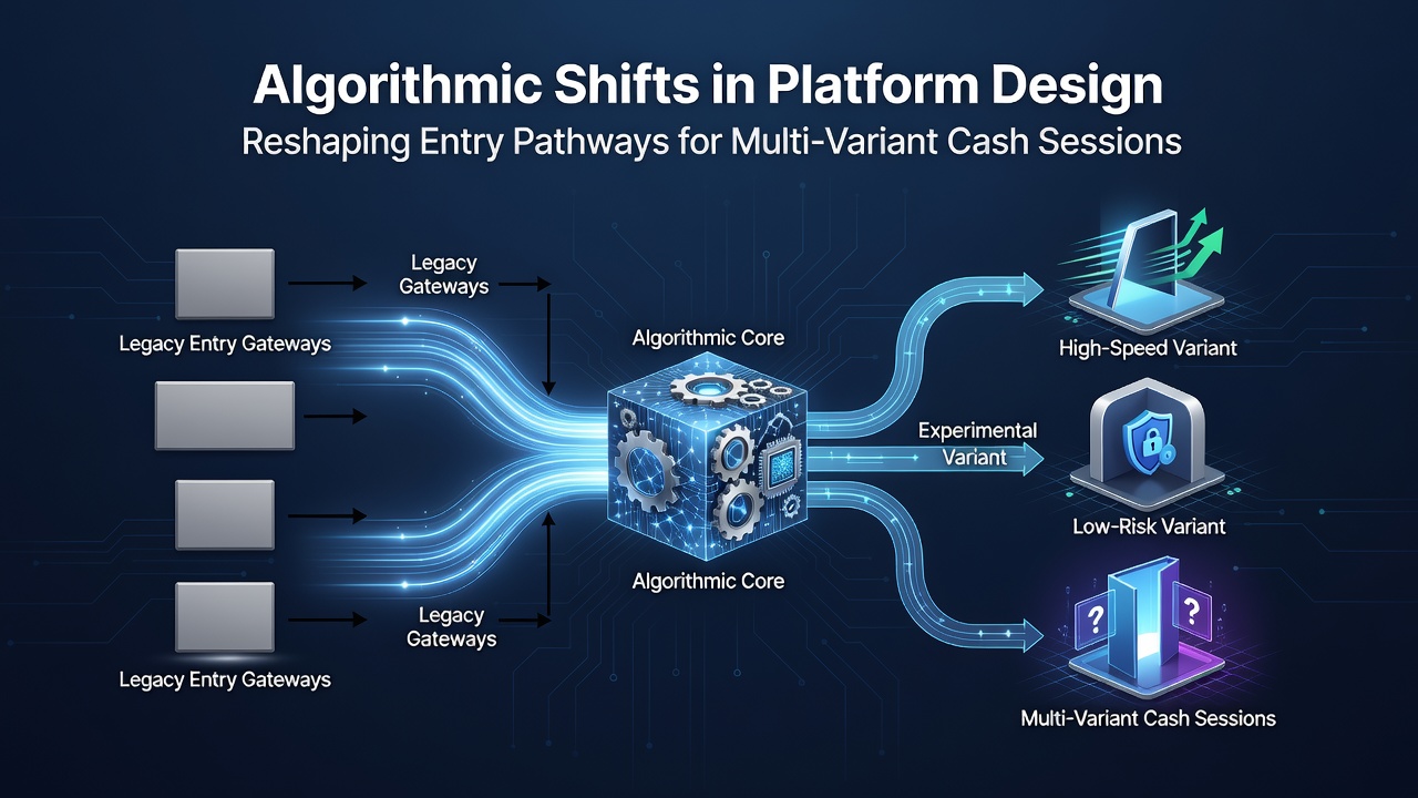 Flow diagram of algorithmic matching between player preferences and multi-variant cash tables