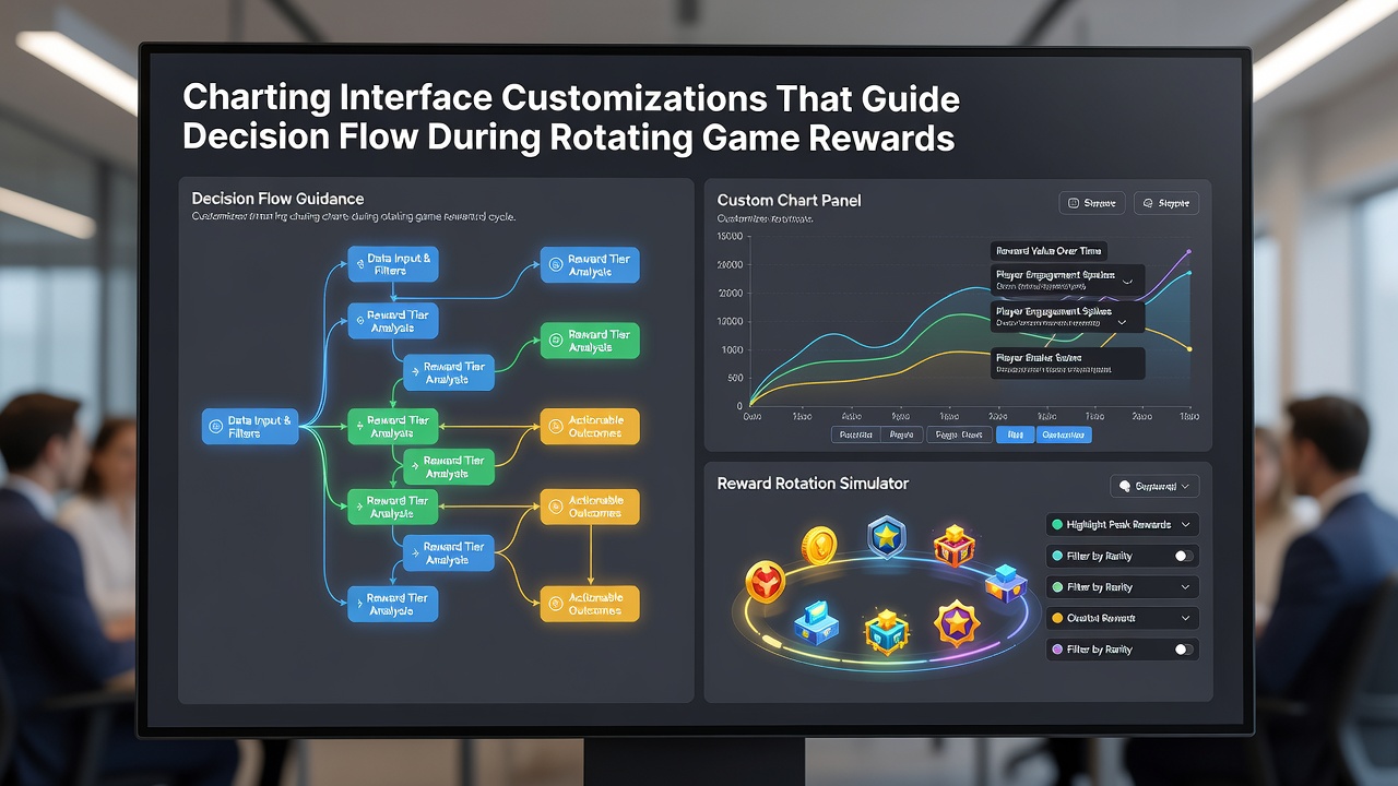 Detailed view of decision flow pathways within a customized reward charting dashboard