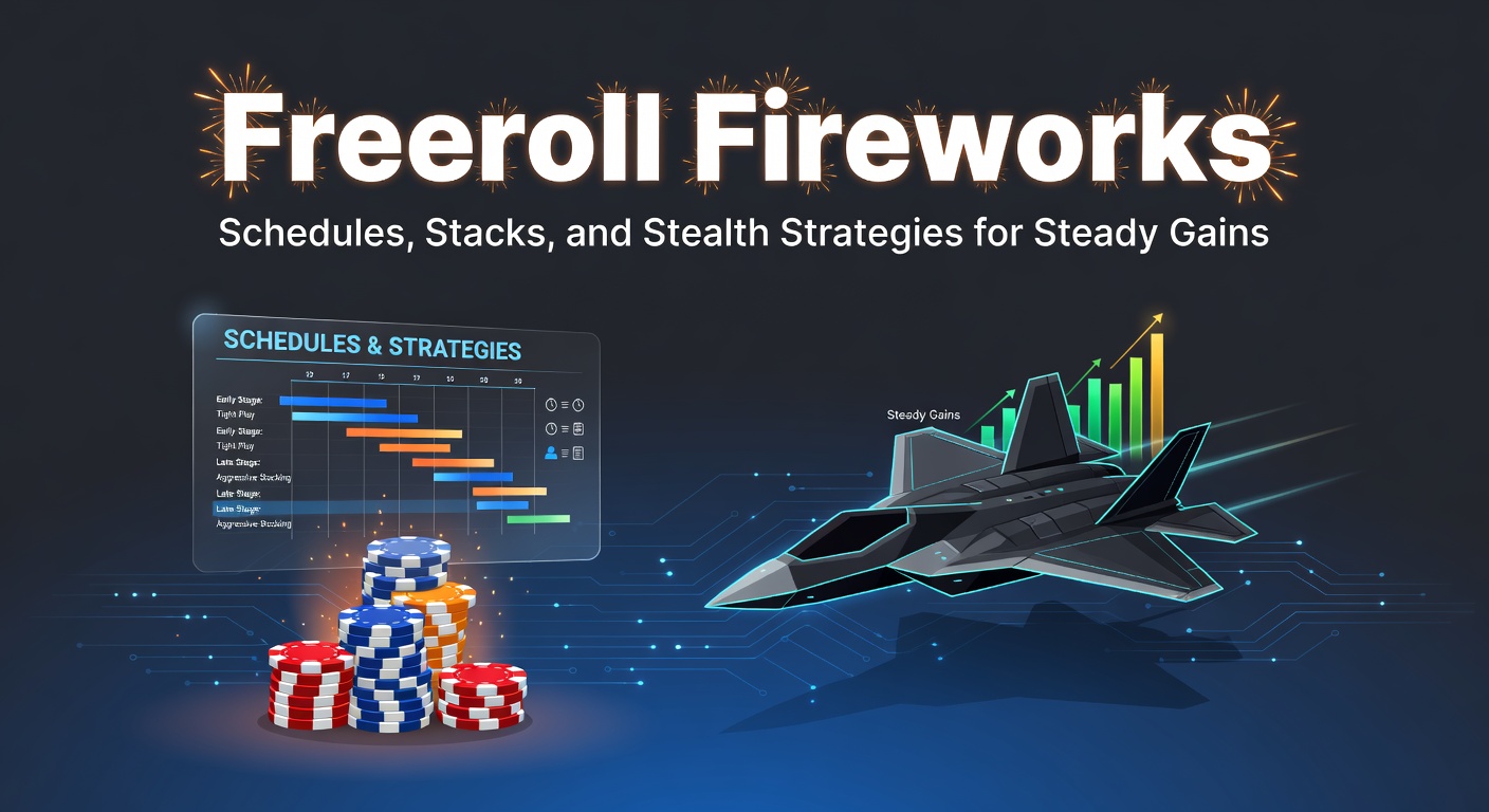Dynamic display of a bustling freeroll poker tournament lobby with entry buttons and prize pools highlighted