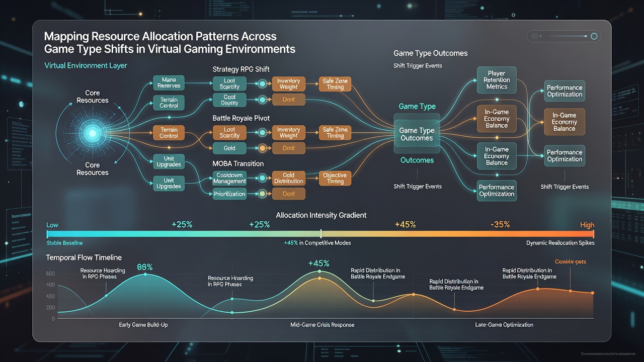 Detailed chart showing capital flow across multiple game variants in virtual poker environments during 2026