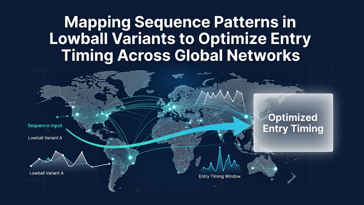 Detailed charts displaying lowball draw sequences and entry timing metrics across multiple networks