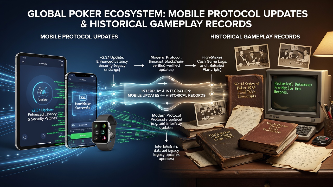 Historical poker records database interface showing protocol update impacts